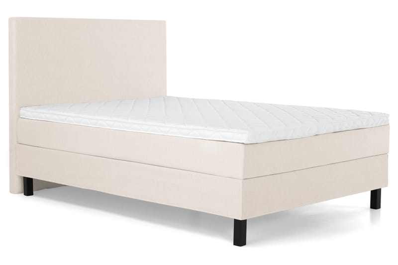 Lucky Komplett Sängpaket 140x200 Skum Slät Sänggavel - Beige - Products - Möbler - Säng - Kontinentalsäng