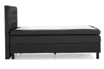 Lucky Komplett Sängpaket 140x200 Polyeter Diamant - Svart / Grå - Products - Möbler - Säng - Kontinentalsäng