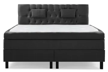 Lucky Diamant Sänggavel 180 cm - Svart/Grå