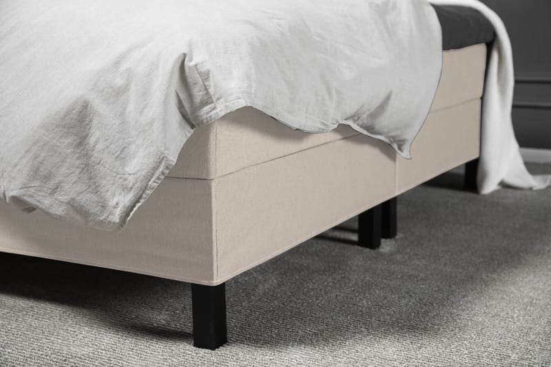 Lucky Komplett Sängpaket 180x200 Skum Diamant Sänggavel - Nackkudde Stor Beige - Products - Möbler - Säng - Kontinentalsäng