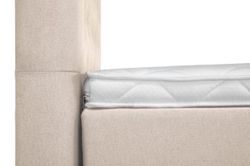 Lucky Komplett Sängpaket 180x200 Skum Diamant Sänggavel - Nackkudde Stor Beige - Products - Möbler - Säng - Kontinentalsäng