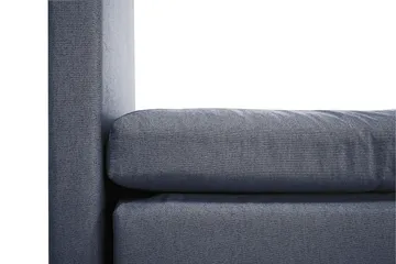 Lucky Komplett Sängpaket 180x200 Polyeter Slät Sänggavel - Mörkblå - Products - Möbler - Säng - Kontinentalsäng