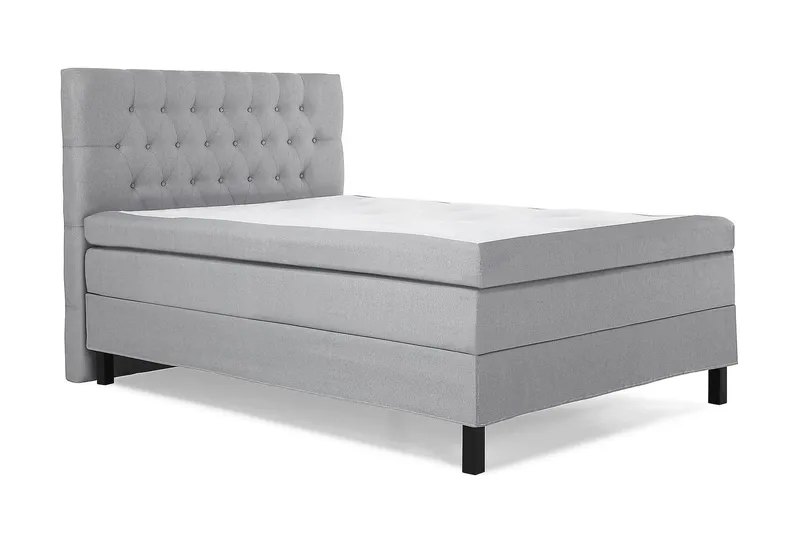 Lucky Kontinentalsäng 120x200 cm - Mellangrå - Products - Möbler - Säng - Enkelsäng