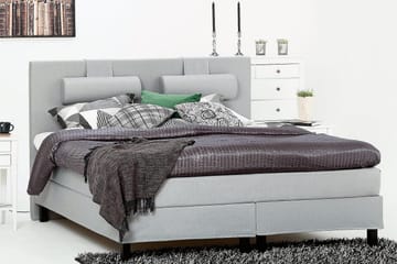 Lucky Kontinentalsäng 150x200 cm - Mellangrå - Products - Möbler - Säng - Kontinentalsäng