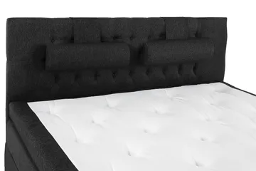Lucky Kontinentalsäng 160x200 cm - Svart/Grå - Products - Möbler - Säng - Kontinentalsäng