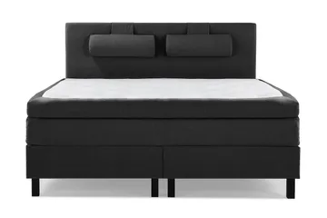 Utan sänggavel - Svart/Grå