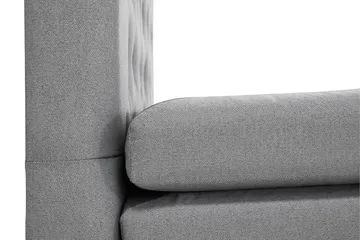 Lucky Kontinentalsäng 160x200Polyeter - Ljusgrå - Products - Möbler - Säng - Kontinentalsäng