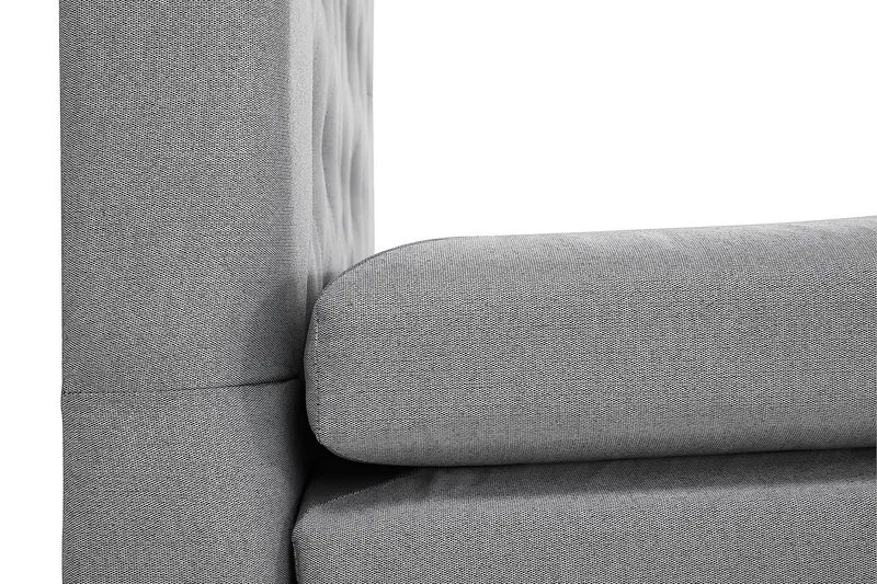 Lucky Kontinentalsäng 160x200Polyeter - Ljusgrå - Products - Möbler - Säng - Kontinentalsäng