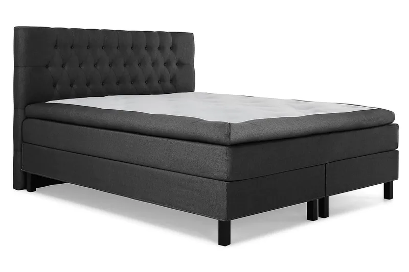 Lucky Kontinentalsäng 180x200 cm - Svart/Grå - Products - Möbler - Säng - Kontinentalsäng