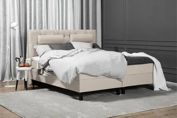 Lucky Kontinentalsäng 180x200Memory - Beige - Products - Möbler - Säng - Kontinentalsäng