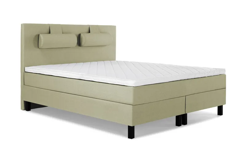 Lucky Sängpaket 150x200 SkumSlät Sänggavel Nackkudde - Nackkudde Stor Grön - Products - Möbler - Säng - Kontinentalsäng