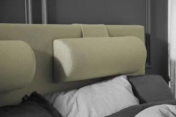 Lucky Sängpaket 150x200 SkumSlät Sänggavel Nackkudde - Nackkudde Stor Grön - Products - Möbler - Säng - Kontinentalsäng