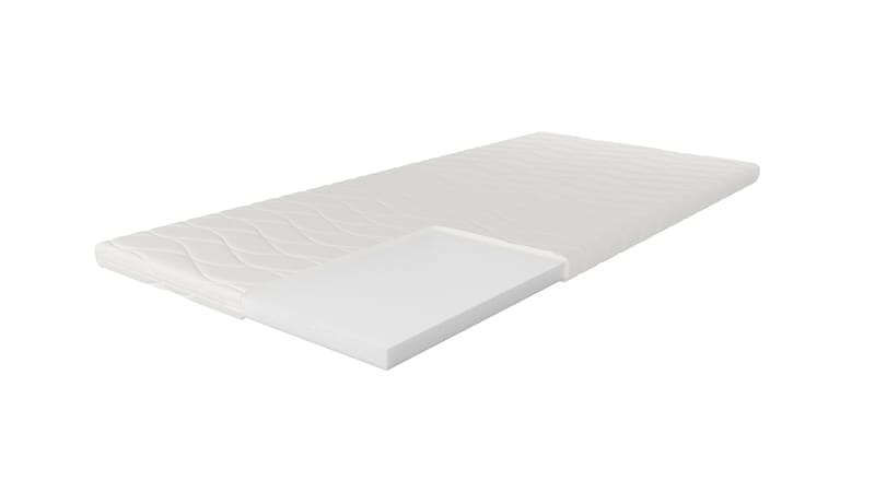 HVILA Foam bäddmadrass i Polyeterskum 90x200 cm – 7 cm Mjuk/Medium, Tvättbar Klädsel - Products - Möbler - Säng - Madrass - Bäddmadrass