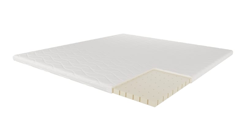 HVILA Latex Bäddmadrass i Punktelastisk Latex  160x200 cm – 7 cm Medium/Fast, Tvättbar Klädsel - Products - Möbler - Säng - Madrass - Bäddmadrass