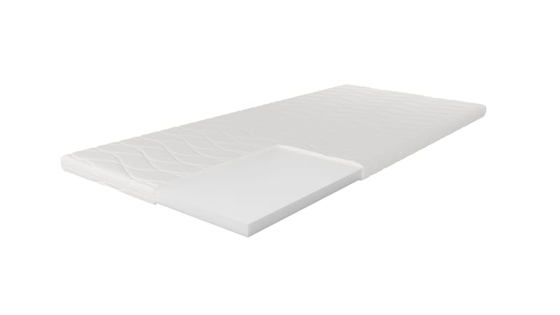 HVILA Memory Bäddmadrass med tryckavlastande memoryskum 90x200 cm - 7 cm Mjuk/Medium, Tvättbar klädsel - Products - Möbler - Säng - Madrass - Bäddmadrass