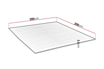 Madrass MANDULA 200x200 - Products - Möbler - Säng - Madrass - Bäddmadrass