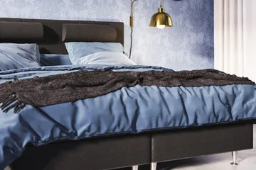 Meja Sängpaket 160x200 - Svart - Products - Möbler - Säng - Kontinentalsäng