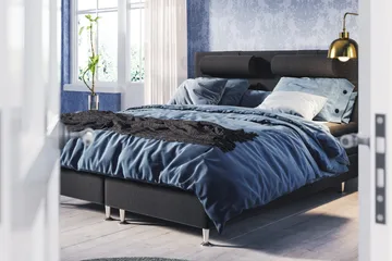 Meja Sängpaket 180x200 - Svart - Products - Möbler - Säng - Kontinentalsäng