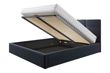 Nieres Förvaringssäng 140x200cm - Grå - Products - Möbler - Säng - Säng med förvaring