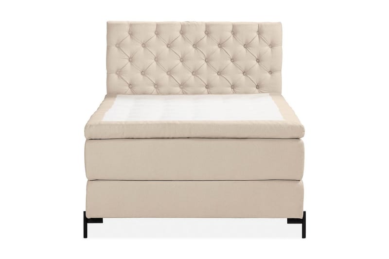 Oslo Lyx Sängpaket Kontinentalsäng 140x200 cm, Beige