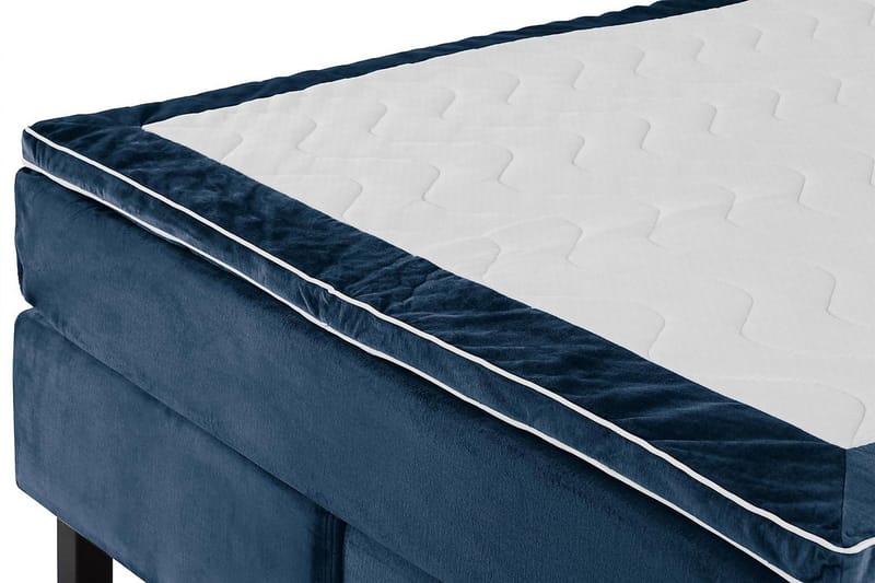 Princess Kontinentalsäng 120x200cm - Mörkblå/Sammet - Products - Möbler - Säng - Enkelsäng