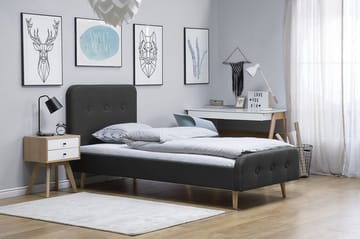 Rennes Dubbelsäng 90 | 200 cm - Grå - Products - Möbler - Säng - Sängram & sängstomme
