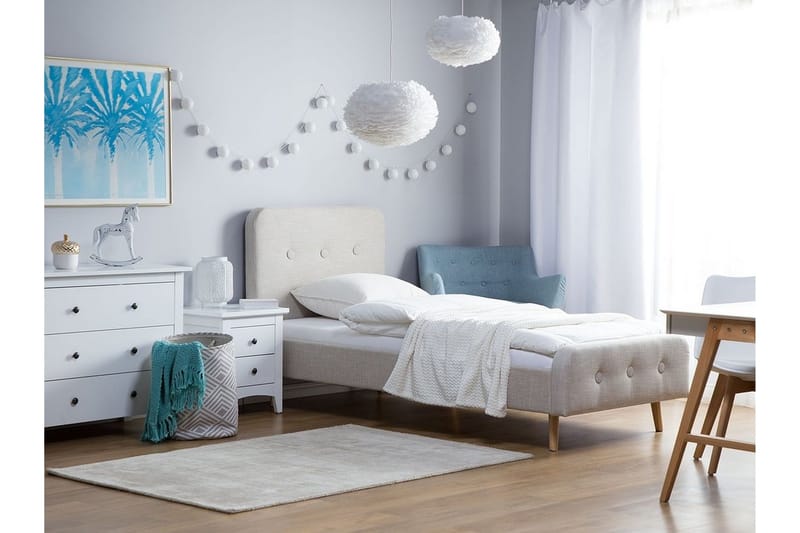 Rennes Sängram 90x200 cm - Beige - Products - Möbler - Säng - Enkelsäng