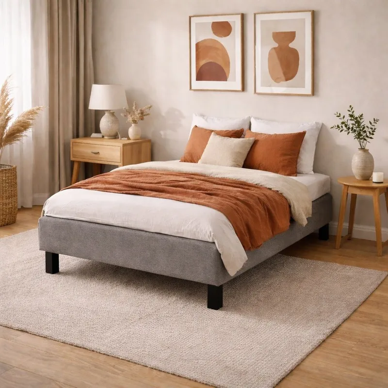Säng Somnia Family Komplett Grå - 90x200 cm - Products - Möbler - Säng - Enkelsäng