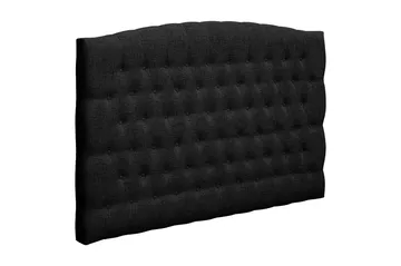 Belda Sänggavel 180 cm Svängd - Svart - Products - Möbler - Säng - Sängtillbehör & sänggavel - Sänggavel