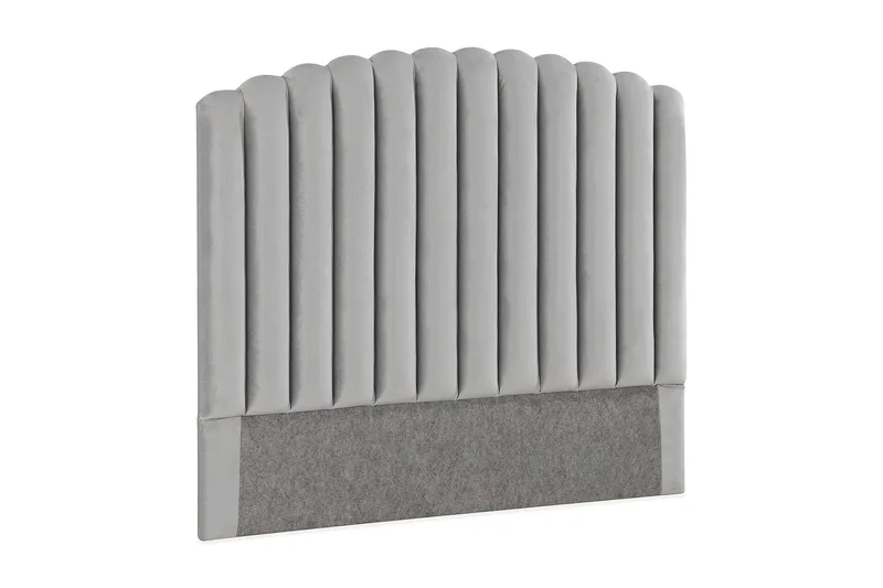 Davia Sänggavel 120 cm - Ljusgrå/Sammet - Products - Möbler - Säng - Sängtillbehör & sänggavel - Sänggavel