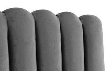 Davia Sänggavel 160 cm - Mörkgrå/Sammet - Products - Möbler - Säng - Sängtillbehör & sänggavel - Sänggavel