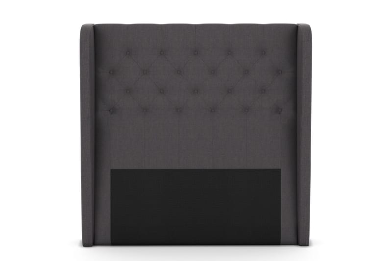 Select Sänggavel 120 cm med Sidor, Mörkgrå