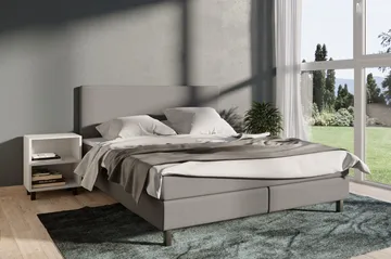 Select No 2 Komplett Sängpaket 180x200 - Ljusgrå/Svart - Products - Möbler - Säng - Kontinentalsäng