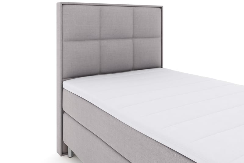 Select No 3 Komplett Sängpaket 120x200 Fast - Ljusgrå/Metall - Products - Möbler - Säng - Enkelsäng