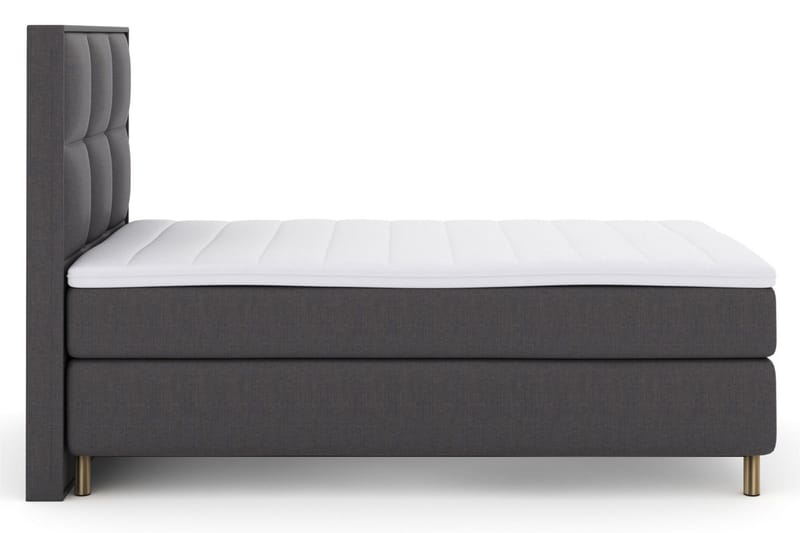 Select No 3 Komplett Sängpaket 120x200 Medium - Mörkgrå/Koppar - Products - Möbler - Säng - Enkelsäng