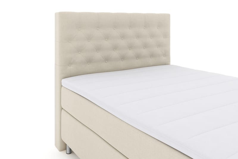 Select No 3 Komplett Sängpaket 140x200 Fast - Beige/Metall - Products - Möbler - Säng - Kontinentalsäng