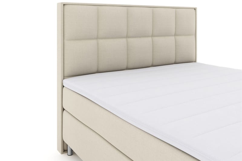 Select No 3 Komplett Sängpaket 180x200 Medium - Beige/Metall - Products - Möbler - Säng - Kontinentalsäng
