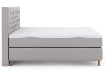 Select No 3 Komplett Sängpaket 210x210 Fast - Ljusgrå/Koppar - Products - Möbler - Säng - Kontinentalsäng