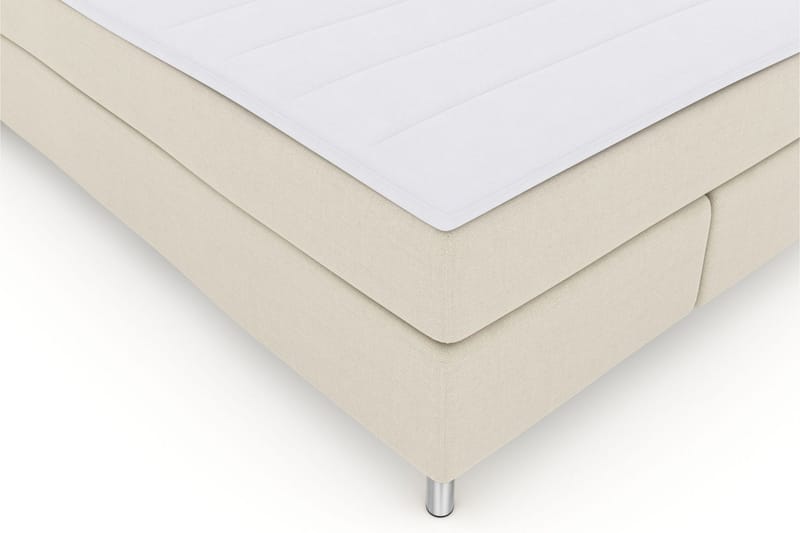 Select No 3 Kontinentalsäng 160x200 Fast - Beige/Metall - Products - Möbler - Säng - Kontinentalsäng