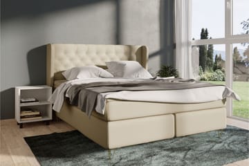 Select No 4 Komplett Sängpaket 140x200 Fast - Beige/Koppar - Products - Möbler - Säng - Kontinentalsäng