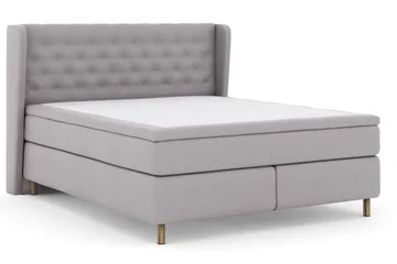 Select No 4 Komplett Sängpaket 180x200 Medium - Ljusgrå/Koppar - Products - Möbler - Säng - Kontinentalsäng
