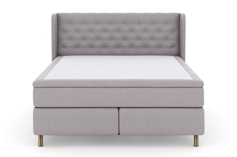 Select No 4 Komplett S ängpaket 180x200 Medium, Ljusgrå/Koppar