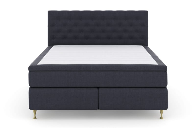 Select No 4 Kontinentalsäng 180x200 Fast/Medium, Blå/Guld