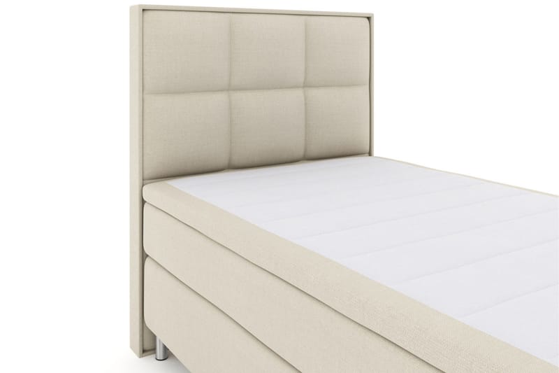Select No 5 Komplett Sängpaket 120x200 Fast Watergel - Beige/Metall - Products - Möbler - Säng - Enkelsäng