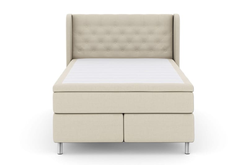 Select No 5 Komplett Sängpaket 140x200 Fast/Medium Watergel, Beige/Metall