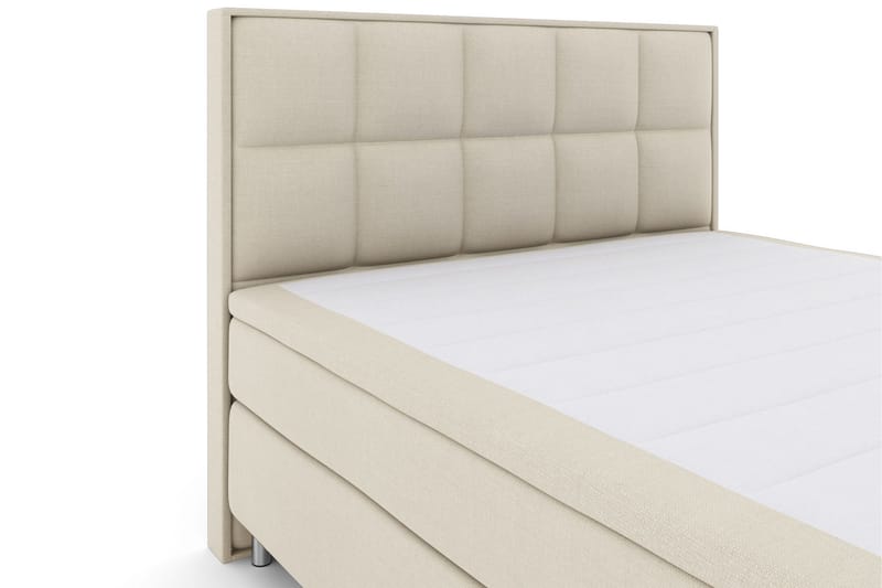 Select No 5 Komplett Sängpaket 180x200 Fast/Medium Watergel - Beige/Metall - Products - Möbler - Säng - Kontinentalsäng