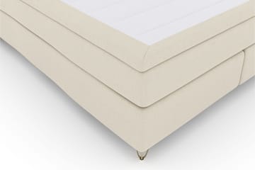 Select No 5 Kontinentalsäng 180x200 Fast Latex - Beige/Metall V-Form - Products - Möbler - Säng - Kontinentalsäng