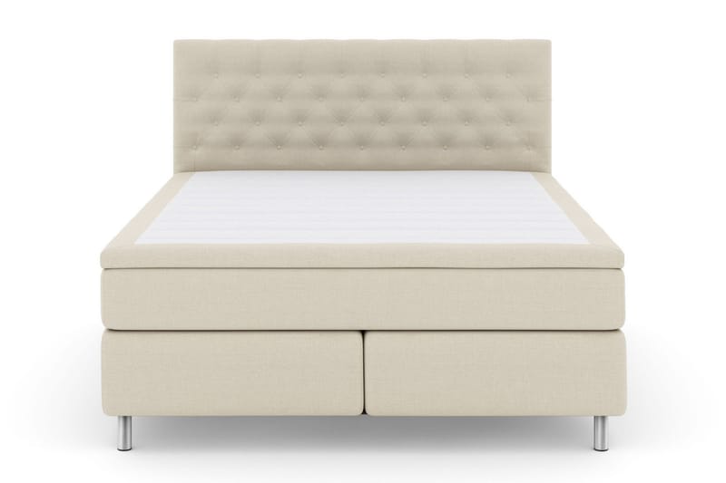 Select No 5 Kontinentalsäng 180x200 Fast/Medium Latex, Beige/Metall