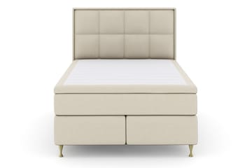 Select No 6 Komplett Sängpaket 140x200 F/M Memory/Pocket - Beige/Guld - Products - Möbler - Säng - Kontinentalsäng