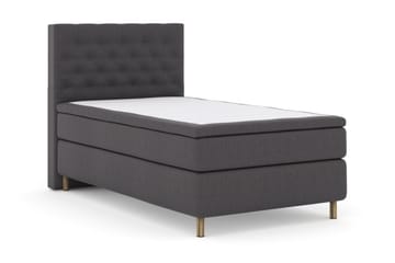 Select No 6 Kontinentalsäng 120x200 Fast Watergel - Mörkgrå/Koppar - Products - Möbler - Säng - Enkelsäng